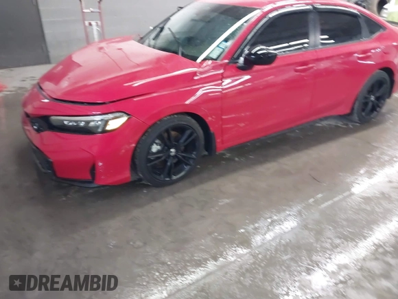 2025 Honda Civic Si with VIN 2HGFE1E50SH470275, listed as a IAAI auction lot 41231631 with 8,882 mi miles and . Bid and sale history available at DreamBid. Image 2.