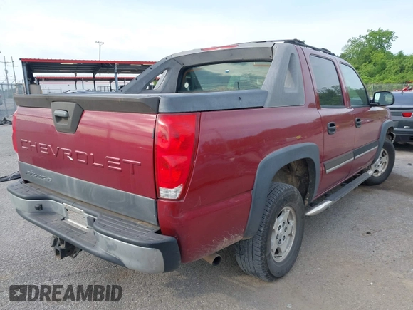 2004 Chevrolet Avalanche with VIN 3GNEC12TX4G341246, listed as a IAAI auction lot 42167985 with 169,495 mi miles and . Bid and sale history available at DreamBid. Image 4.