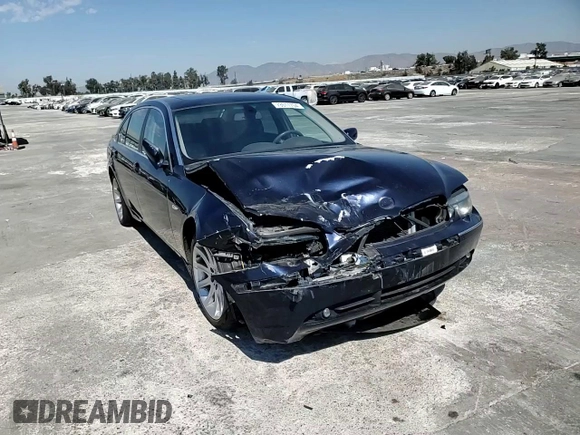 2003 BMW 7 Series 745Li with VIN WBAGN63433DS44768, listed as a Copart auction lot 73611704 with Not Provided miles and Salvage Title. Bid and sale history available at carsss.com. Image 11.
