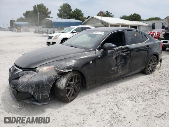 2015 Lexus IS 250 z VIN JTHBF1D24F5052623, wystawiony jako Copart lot #66419724 z przebiegiem 98 201 mil mil oraz Szkoda całkowita • Salvage title. Historia ofert i sprzedaży dostępna na DreamBid. Obrazek 1.