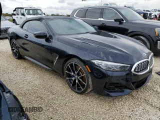 2024 BMW 8 Series 840i with VIN WBADZ2C01RCP02318, listed as a Copart auction lot 75261724 with 4,357 mi miles and Salvage Title. Bid and sale history available at carsss.com. Image 4.