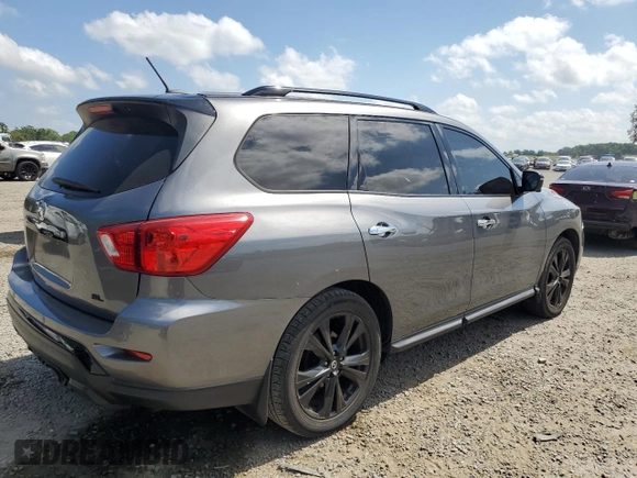2018 Nissan Pathfinder SL with VIN 5N1DR2MNXJC660910, listed as a Copart auction lot 51427215 with 83,282 mi miles and Salvage Title. Bid and sale history available at carsss.com. Image 3.