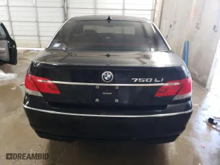 2006 BMW 7 Series 750Li with VIN WBAHN83586DT60156, listed as a Copart auction lot 87630335 with 108,401 mi miles and Salvage Title. Bid and sale history available at carsss.com. Image 6.
