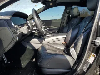 2018 Mercedes-Benz S 63 AMG with VIN WDDUG8JB0JA361449, listed as a Copart auction lot 77547564 with 41,408 mi miles and Salvage Title. Bid and sale history available at DreamBid. Image 7.
