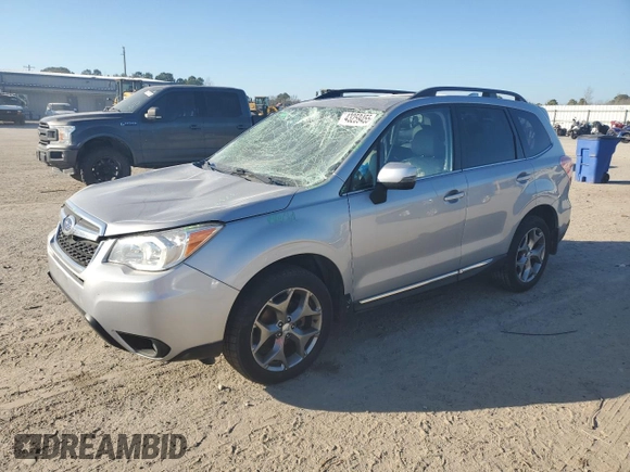 2016 Subaru Forester 2.5i Touring with VIN JF2SJAXC0GH513791, listed as a Copart auction lot 43259455 with 125,491 mi miles and Salvage Title. Bid and sale history available at carsss.com. Image 1.