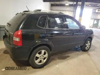 2008 Hyundai Tucson GLS with VIN KM8JM12BX8U873512, listed as a Copart auction lot 53549345 with 125,455 mi miles and Salvage Title. Bid and sale history available at carsss.com. Image 3.