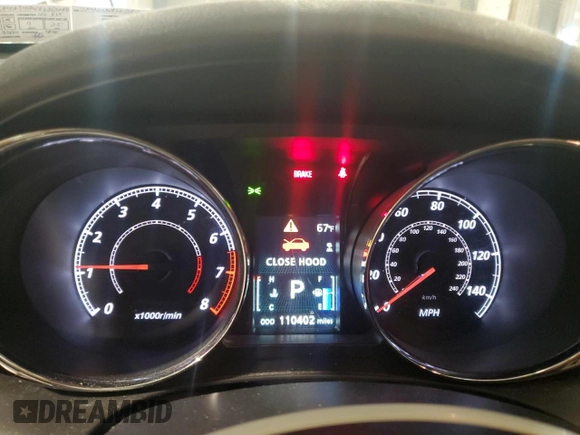 2016 Mitsubishi Outlander SEL with VIN JA4AR4AW8GZ032831, listed as a Copart auction lot 54499355 with 110,402 mi miles and Salvage title. Bid and sale history available at DreamBid. Image 9.