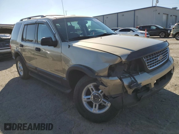 2003 Ford Explorer XLT with VIN 1FMZU63KX3UA29557, listed as a Copart auction lot 43083855 with 129,205 mi miles and Salvage title. Bid and sale history available at DreamBid. Image 4.