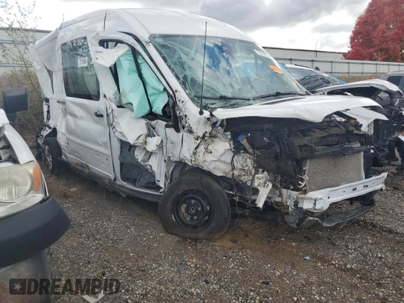 2023 Ford Transit Cargo with VIN 1FTBW9C89PKB53259, listed as a Copart auction lot 71014954 with Not Provided miles and Non Repairable. Bid and sale history available at DreamBid. Image 4.