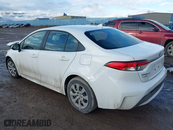 2022 Toyota Corolla LE with VIN JTDEPMAE2N3020162, listed as a IAAI auction lot 41146438 with 71,265 mi miles and . Bid and sale history available at DreamBid. Image 3.