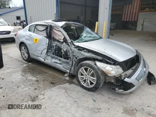2015 Infiniti Q40 with VIN JN1CV6AR3FM524083, listed as a Copart auction lot 73520634 with 0 mi miles and Salvage Title. Bid and sale history available at carsss.com. Image 4.