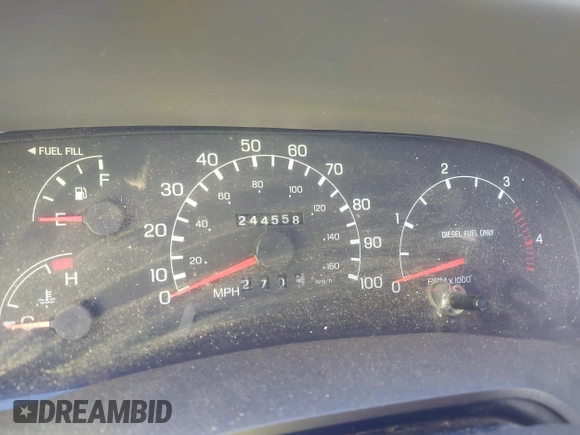 1999 Ford F-350 XL with VIN 1FTSX30F9XEC79262, listed as a IAAI auction lot 42281012 with 244,558 mi miles and . Bid and sale history available at DreamBid. Image 7.