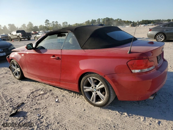 2010 BMW 1 Series 128i with VIN WBAUL7C5XAVJ77407, listed as a Copart auction lot 75903634 with 127,619 mi miles and Salvage Title. Bid and sale history available at carsss.com. Image 2.