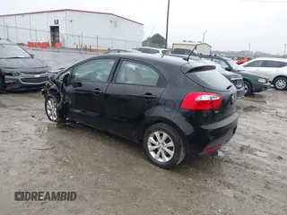 2012 Kia Rio EX with VIN KNADN5A39C6013756, listed as a IAAI auction lot 41560330 with 157,365 mi miles. Bid and sale history available at carsss.com. Image 3.