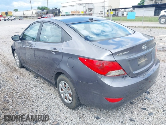 2014 Hyundai Accent GLS with VIN KMHCT4AE6EU670895, listed as a IAAI auction lot 42197066 with 142,983 mi miles and . Bid and sale history available at carsss.com. Image 3.