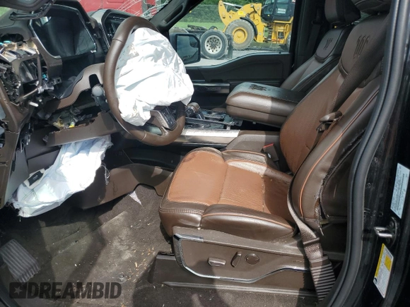 2023 Ford F-150 XL with VIN 1FTEW1C83PFA84267, listed as a Copart auction lot 65042545 with 54,508 mi miles and Salvage title. Bid and sale history available at DreamBid. Image 7.
