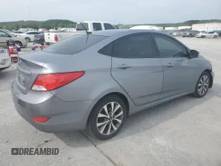 2017 Hyundai Accent SE with VIN KMHCT4AE6HU351985, listed as a Copart auction lot 51622033 with 91,476 mi miles. Bid and sale history available at carsss.com. Image 3.