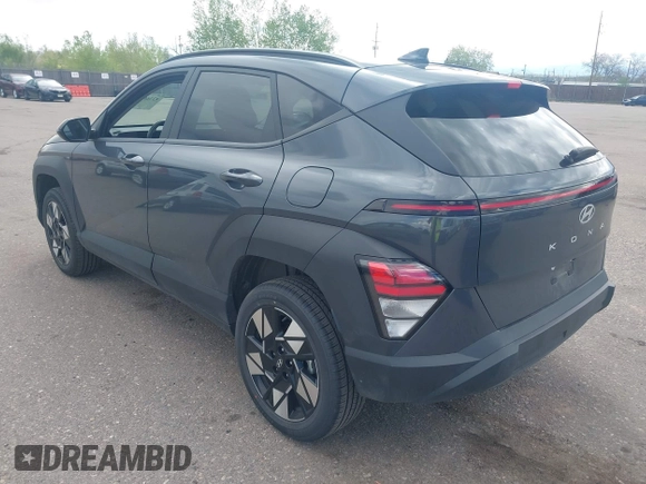 2024 Hyundai Kona SEL with VIN KM8HBCAB2RU118633, listed as a IAAI auction lot 42168891 with 37,432 mi miles and . Bid and sale history available at carsss.com. Image 3.