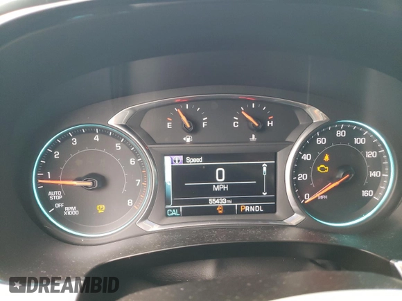 2018 Chevrolet Traverse LT Cloth with VIN 1GNEVGKW7JJ105462, listed as a Copart auction lot 39606564 with 55,433 mi miles. Bid and sale history available at carsss.com. Image 9.