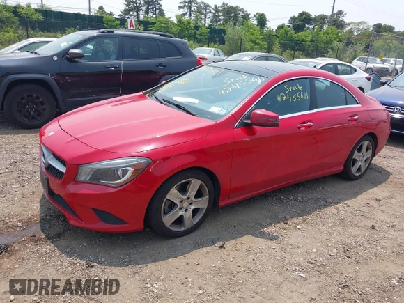 2015 Mercedes-Benz CLA 250 with VIN WDDSJ4GBXFN223295, listed as a IAAI auction lot 42455611 with 38,805 mi miles and . Bid and sale history available at DreamBid. Image 17.