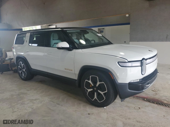 2023 Rivian R1S Adventure with VIN 7PDSGABAXPN021962, listed as a Copart auction lot 66184454 with 0 mi miles and Salvage Title. Bid and sale history available at carsss.com. Image 4.