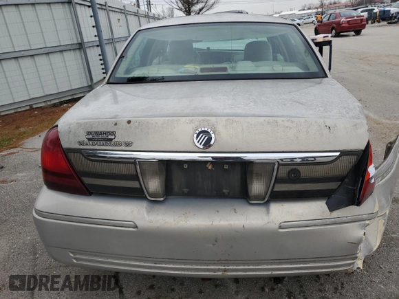 2008 Mercury Grand Marquis GS with VIN 2MEFM74V58X618701, listed as a Copart auction lot 40130954 with 175,433 mi miles and Salvage Title. Bid and sale history available at DreamBid. Image 6.