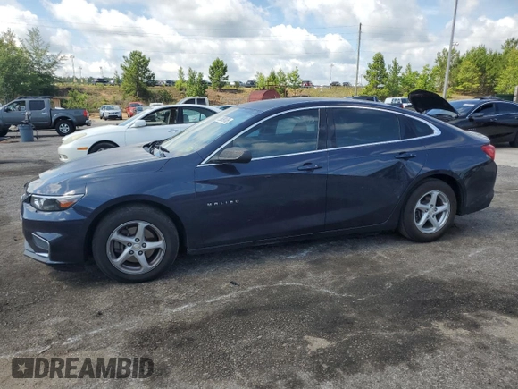 2016 Chevrolet Malibu LS z VIN 1G1ZB5ST2GF349358, wystawiony jako Copart lot #59839105 z przebiegiem 197 481 mil mil oraz Szkoda całkowita • Salvage title. Historia ofert i sprzedaży dostępna na DreamBid. Obrazek 1.