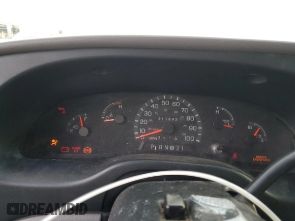 1999 Ford Econoline Passenger XL with VIN 1FBSS31L2XHA95612, listed as a Copart auction lot 72615104 with 211,283 mi miles and Salvage Title. Bid and sale history available at DreamBid. Image 9.