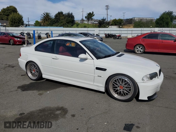 2005 BMW 3 Series M3 with VIN WBSBL93415PN62256, listed as a Copart auction lot 52570815 with 114,525 mi miles and Salvage Title. Bid and sale history available at carsss.com. Image 4.