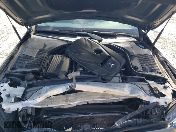 2017 Mercedes-Benz C 300 with VIN 55SWF4KB0HU193549, listed as a Copart auction lot 57495255 with 102,398 mi miles and Salvage title. Bid and sale history available at DreamBid. Image 11.