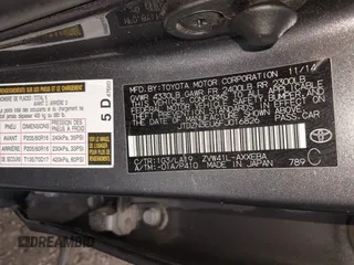 2015 Toyota Prius Two with VIN JTDZN3EU6FJ016826, listed as a IAAI auction lot 42662727 with 184,491 mi miles and . Bid and sale history available at DreamBid. Image 9.