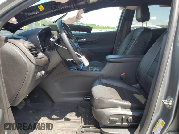 2023 Chevrolet Equinox RS with VIN 3GNAXMEG2PS130336, listed as a Copart auction lot 61214095 with 49,894 mi miles and Salvage title. Bid and sale history available at DreamBid. Image 7.