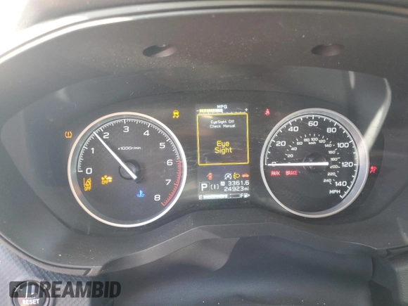 2023 Subaru Forester Premium с VIN JF2SKADC1PH438441, выставлен на аукционе Copart как лот 56171225 с пробегом 24 923 миль миль и Списание • Salvage title. История ставок и продаж доступна на DreamBid. Изображение 9.