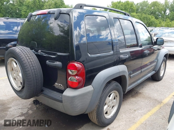 2007 Jeep Liberty Sport z VIN 1J4GL48K47W638630, wystawiony jako IAAI lot #42359834 z przebiegiem 181 539 mil mil oraz . Historia ofert i sprzedaży dostępna na DreamBid. Obrazek 4.