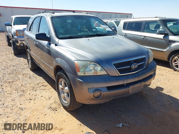 2006 Kia Sorento LX with VIN KNDJD733X65552995, listed as a IAAI auction lot 42058232 with 116,378 mi miles and . Bid and sale history available at DreamBid. Image 1.