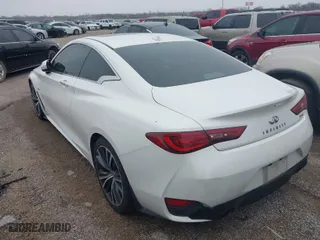 2018 Infiniti Q60 3.0t LUXE with VIN JN1EV7EK8JM340276, listed as a IAAI auction lot 41464169 with 102,866 mi miles. Bid and sale history available at carsss.com. Image 3.