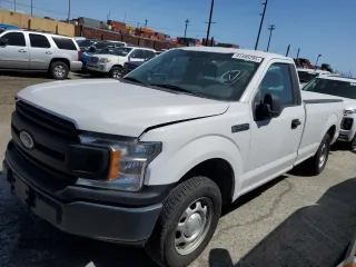2020 Ford F-150 XL with VIN 1FTMF1CB5LKD02203, listed as a Copart auction lot 41440295 with 110,358 mi miles and Salvage Title. Bid and sale history available at carsss.com. Image 1.