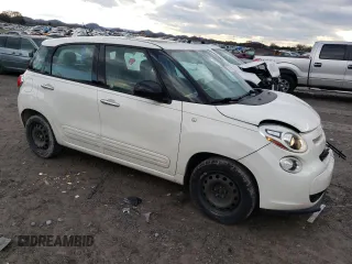 2014 FIAT 500L Pop with VIN ZFBCFAAH4EZ003799, listed as a Copart auction lot 83738304 with 124,266 mi miles and Salvage Title. Bid and sale history available at DreamBid. Image 4.