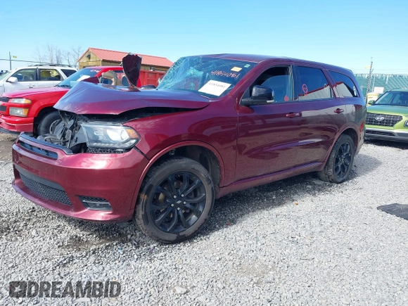2019 Dodge Durango GT Plus with VIN 1C4RDHDGXKC743820, listed as a IAAI auction lot 41854081 with 101,122 mi miles and . Bid and sale history available at carsss.com. Image 17.