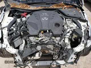2020 Infiniti Q60 Red Sport 400 with VIN JN1FV7EL4LM460320, listed as a Copart auction lot 47488983 with 57,431 mi miles and . Bid and sale history available at DreamBid. Image 11.