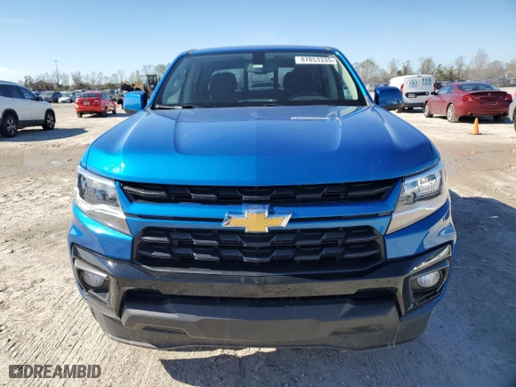 2022 Chevrolet Colorado 2WD LT with VIN 1GCGSCEA1N1297471, listed as a Copart auction lot 87853335 with 59,553 mi miles and Salvage Title. Bid and sale history available at carsss.com. Image 5.