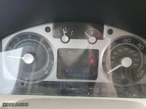 2008 Mercury Mariner with VIN 4M2CU811X8KJ28196, listed as a Copart auction lot 43580595 with 103,592 mi miles and Salvage Title. Bid and sale history available at carsss.com. Image 9.
