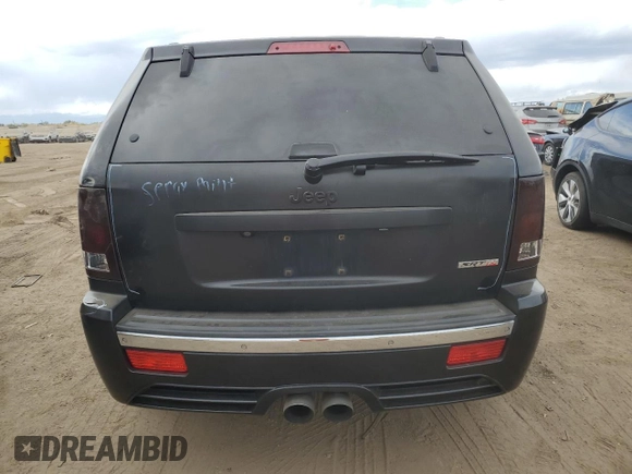 2008 Jeep Grand Cherokee SRT-8 with VIN 1J8HR78378C221985, listed as a Copart auction lot 76872364 with 158,462 mi miles and Clean Title. Bid and sale history available at carsss.com. Image 6.