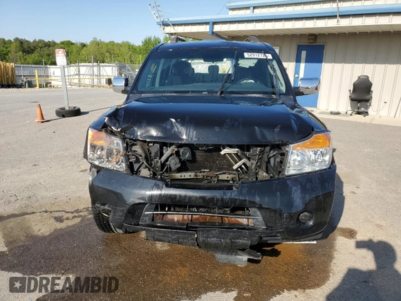 2011 Nissan Armada SV with VIN 5N1BA0ND2BN613062, listed as a Copart auction lot 52912725 with 168,237 mi miles and Salvage Title. Bid and sale history available at DreamBid. Image 5.