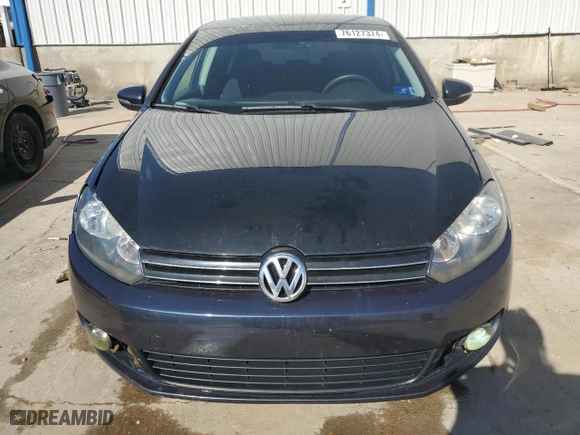 2010 Volkswagen Golf with VIN WVWDB7AJ6AW281778, listed as a Copart auction lot 76127374 with 214,535 mi miles and Non Repairable. Bid and sale history available at carsss.com. Image 5.