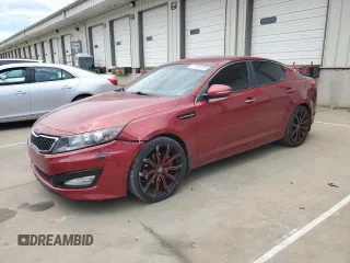 2013 Kia Optima SX with VIN 5XXGR4A63DG208778, listed as a Copart auction lot 57439155 with 169,726 mi miles and Salvage title. Bid and sale history available at DreamBid. Image 1.