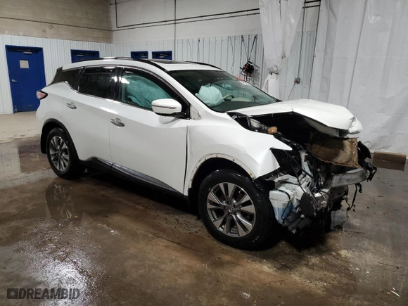 2015 Nissan Murano SL with VIN 5N1AZ2MH0FN274005, listed as a Copart auction lot 43958275 with 113,241 mi miles and Salvage Title. Bid and sale history available at carsss.com. Image 4.