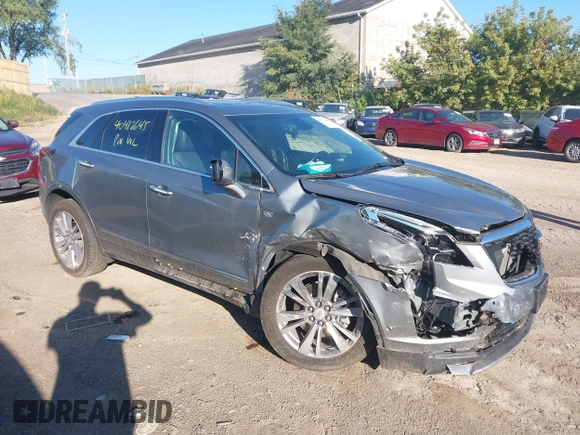 2023 Cadillac XT5 AWD Premium Luxury with VIN 1GYKNDRSXPZ150235, listed as a IAAI auction lot 40412645 with 22,072 mi miles and . Bid and sale history available at DreamBid. Image 1.