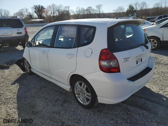 2007 Honda Fit Sport with VIN JHMGD38697S051734, listed as a Copart auction lot 49152495 with 88,209 mi miles and Salvage Title. Bid and sale history available at carsss.com. Image 2.