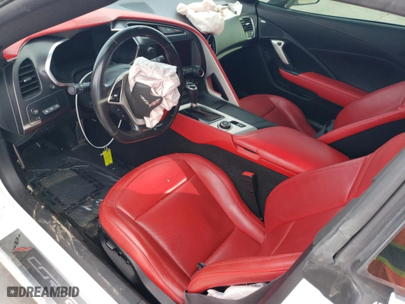 2016 Chevrolet Corvette Z06 2LZ with VIN 1G1YS2D67G5612192, listed as a Copart auction lot 83853334 with 33,808 mi miles and Salvage Title. Bid and sale history available at carsss.com. Image 8.